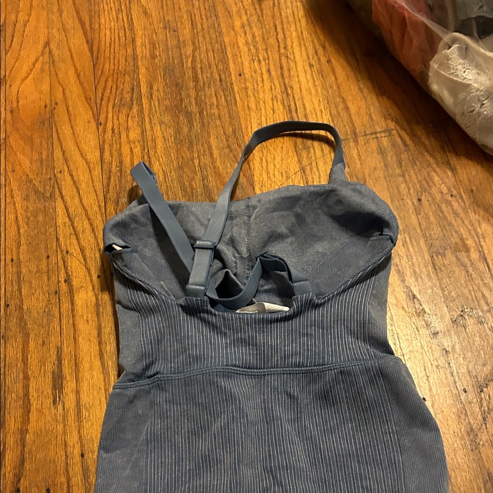 Blue Ribbed Jumpsuit Fabletics - Picture 2 of 5